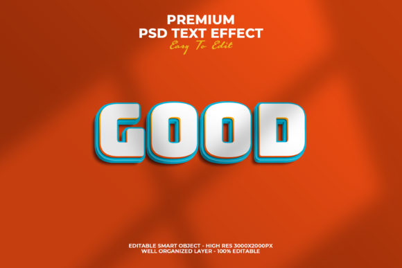 3D Good Text Effect: Elevate Visual Impact