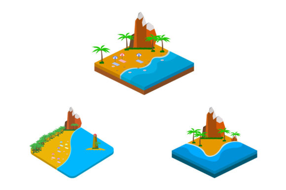 3D Landscape with Sandy Beach Concept: A Strategic Tool for Clarity and Decision-Making
