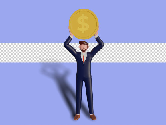 3D Male Character Holding Up a Coin: Why This Asset Powers Real-World Projects