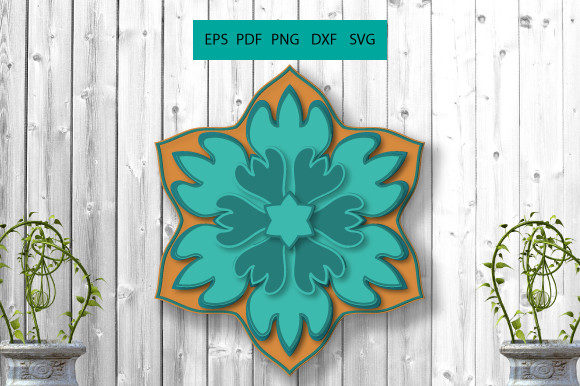 3D Moms Decorative Layer Mandala SVG13: A Versatile Design Asset for Real Projects