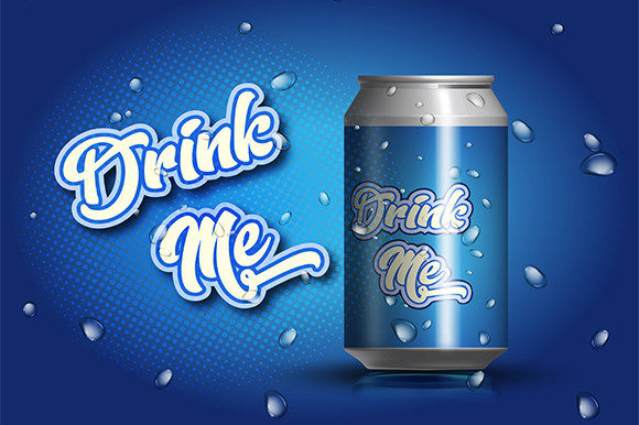3D SVG Realistic Soda Can