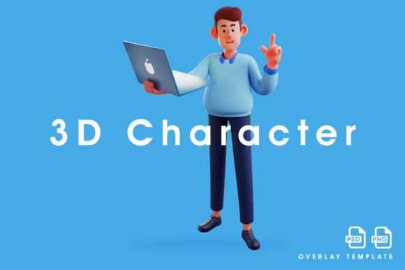 A Workman Cartoon Design Holding Laptop: A Practical Visual Asset for Modern Communication