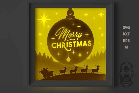 Bring Magic to Your Holiday Display with a 3D Christmas Giant Snowglobe Shadow Box