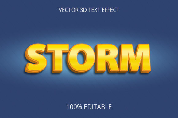 Bring Your Words to Life with the Storm 3D Text Effect