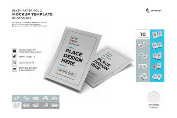 Flyer Paper 3D Mockup Template Bundle 2: Strategic Clarity for Visual Communication