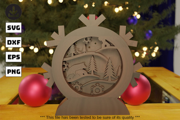 Forest 3D CHRISTMAS SVG, 5 Layers: A Versatile Digital Crafting Resource