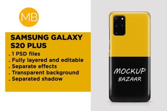 Galaxy S20 Plus 3D Phone Case Mockup: When Realism Meets Design Precision