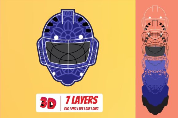 Hockey 2 3D Layered SVG Cut File: A Practical Design Resource for Crafters and Educators