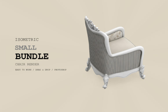 Isometric Armchair 3D Rendering Pack 48: A Practical Asset for Designers, Architects, and Content Creators