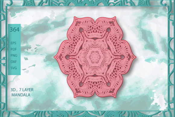 Mother's Day Layer Mandala Design Bundle