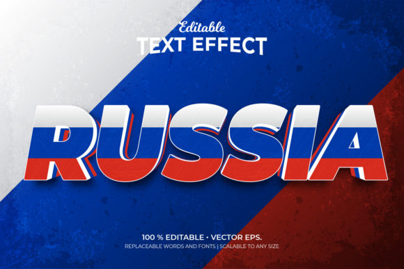 Russia, 3d Style Editable Text Effects: Strategic Clarity for Visual Communication