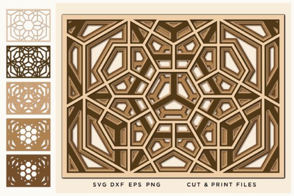 Wall Art Grille, 3D & Hexagon Designs