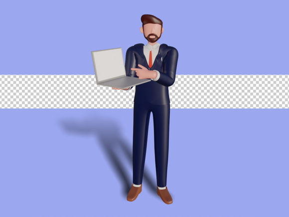 Why a 3d Male Character Holding Laptop Is More Than Just Visual Flair