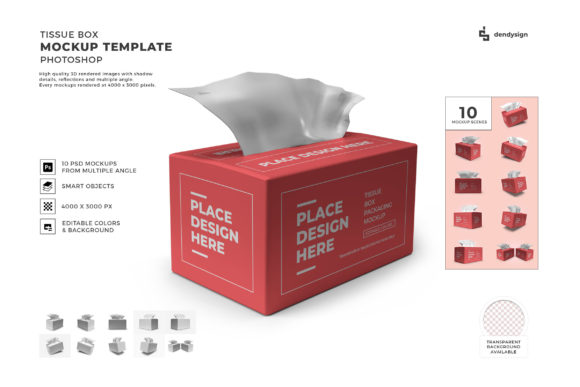 Why Designers and Brands Are Turning to the Tissue Box Packaging 3D Mockup Bundle